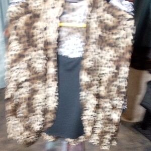 Notations Brown Teddy Jacket Plush Oversized Cozy